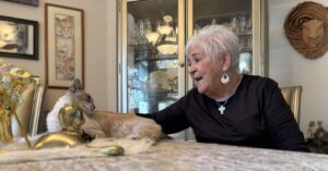 Longtime 'Cat Lady' and Humanitarians Volunteer Maggie Hypes Reluctantly Retiring