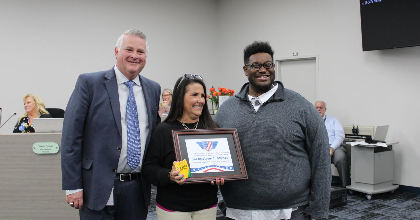 Former Marine Jacquelynn E. Muncy Shines as Brooksville Elementary Teacher