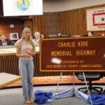 Students Star at Charlie Kirk Sign Unveiling in Hernando County