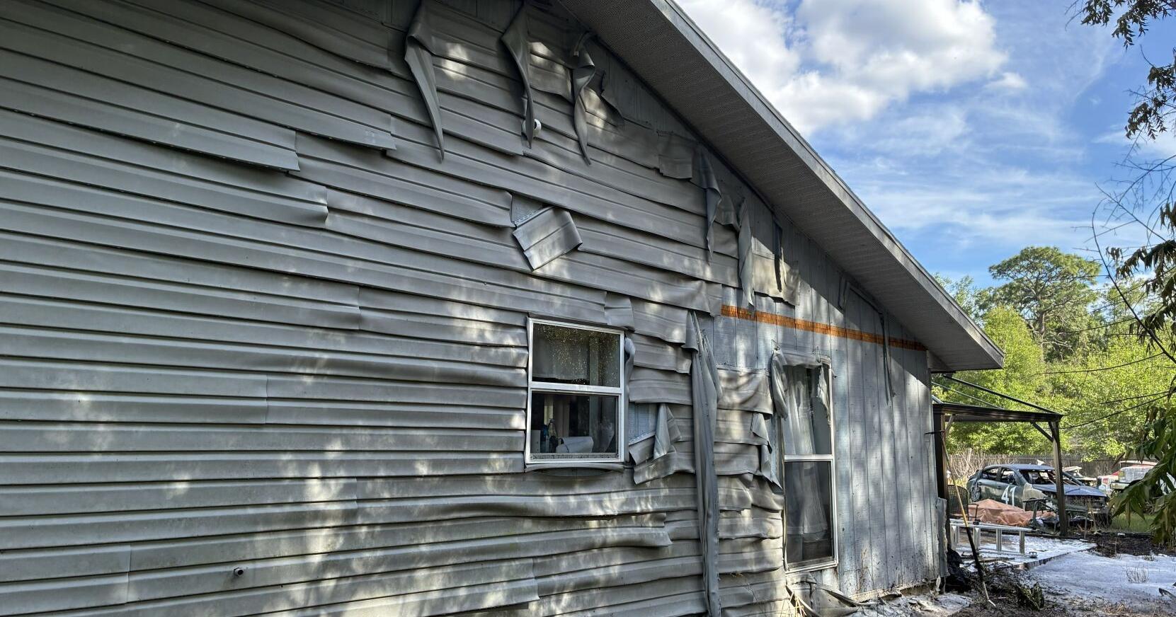 Discarded Cigarette Sparks Shed Fire in Crystal River