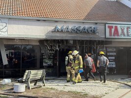 Fire Breaks Out at Spring Hill Strip Mall, One Hospitalized