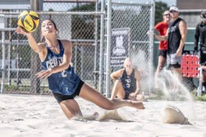 Springstead Eagles Dominate Central Bears 5-0 in Beach Volleyball