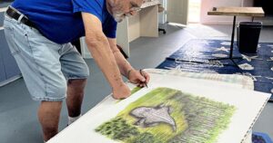 Watercolorist Edward Velez of Crystal River Dedicated to Perfection in Every Brushstroke
