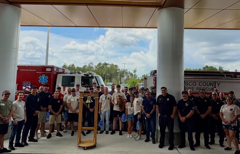 Pasco County Firefighter Celebrates End of Chemotherapy