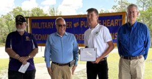 Purple Heart Chapter Honors Local Scholars