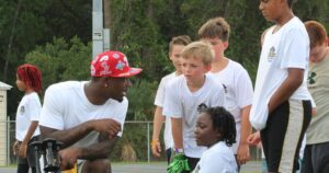 Local Man Shares Experience with Kids in Need