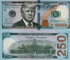 Proposal for $250 Trump Bill Under Review, But Not Yet Approved