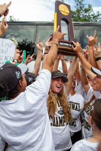 Saint Leo Softball Team Celebrates NCAA Division II Championship Return