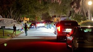Suspect at large after shooting man during attempted burglary in Hudson
