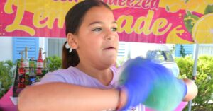 Teen Entrepreneur Helps Twin Brother with Lemonade Stand