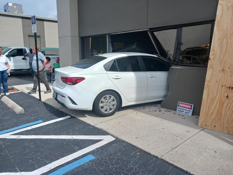 Driver Crashes Through Wall of Government Building in Pasco County
