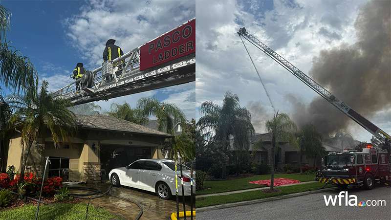 Lightning Strike Causes Structure Fire in Pasco County